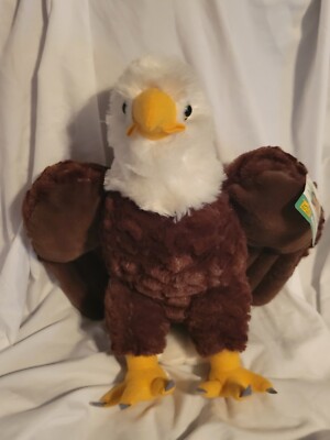 Cuddlekins Bald Eagle Wild Republic NWT Patriotic USA 13''  Plush
