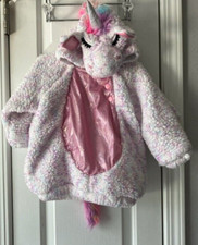 GIRLS PLUSH UNICORN COSTUME HYDE AND EEK BOUTIQUE TARGET 12-18 MONTHS