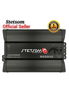 Stetsom Vulcan 5000 - 2 Ohm / Digitalverstärker 5000 Watt RMS 5K Full Range