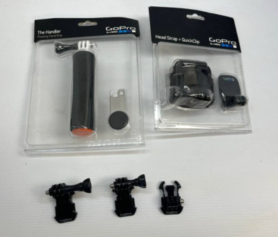 Lot of 5 GoPro Parts Handler Head Strap + Quick Clip