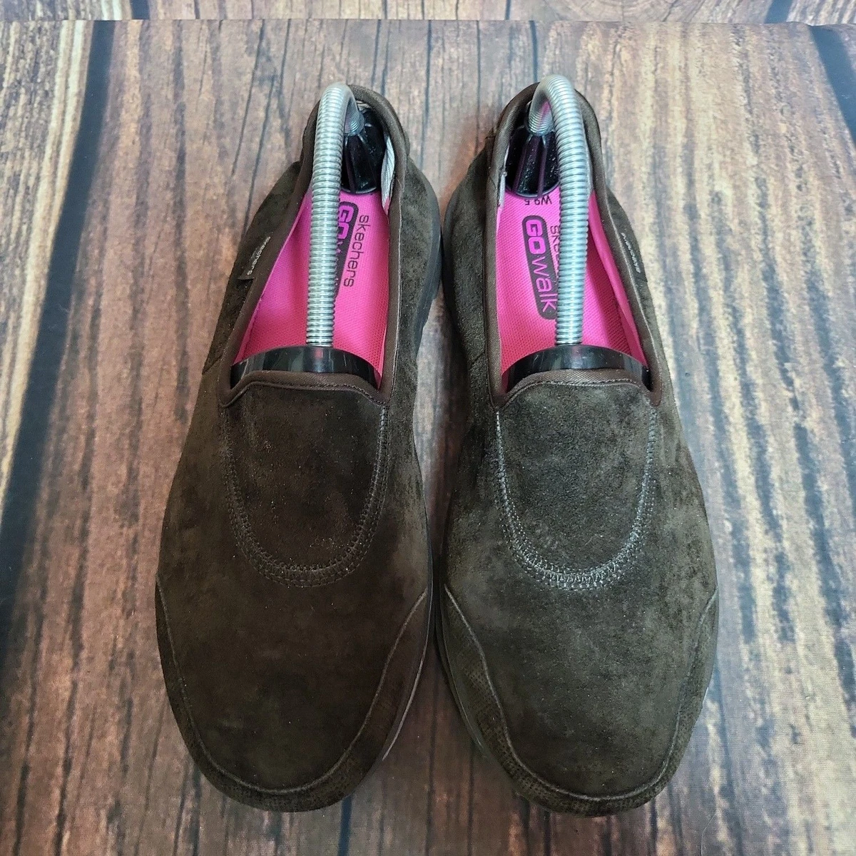 Leather go walk sale skechers
