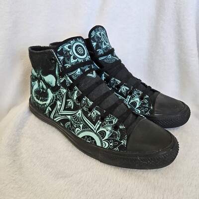 ロドス 生写真 RAAD SKULL MANDALA SNEAKERS SHOES STREET SKATER URBAN