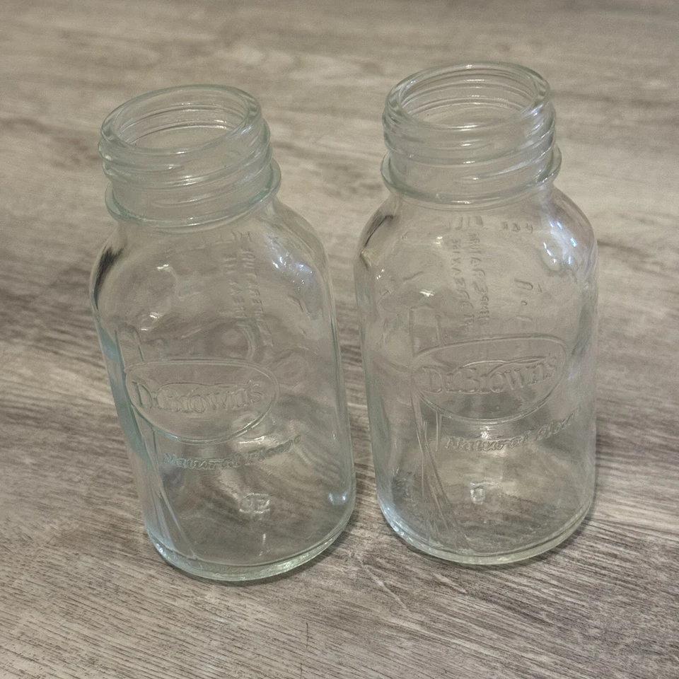 Lote de 6 biberones de vidrio Life Factory, Born Free y Dr. Brown's - 5 OZ Foto 4 de 4