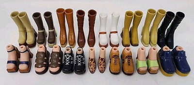 Bratz Doll Shoes Lot of 15 Pairs Boots Shoes Heels U38
