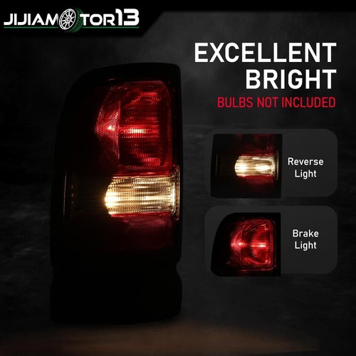 Par de luces traseras aptas para 94-01 02 Dodge Ram 1500 2500 3500 camioneta - Imagen 6 de 12