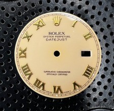 Genuine Rolex Datejust 36 Cream Dial with Gold Roman Numbers 116233/16233/16013