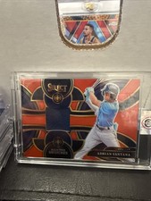2024 SELECT BASEBALL RED PRIZM SELECTIVE SWATCHES SP ADRIAN SANTANA /99 🔥💥