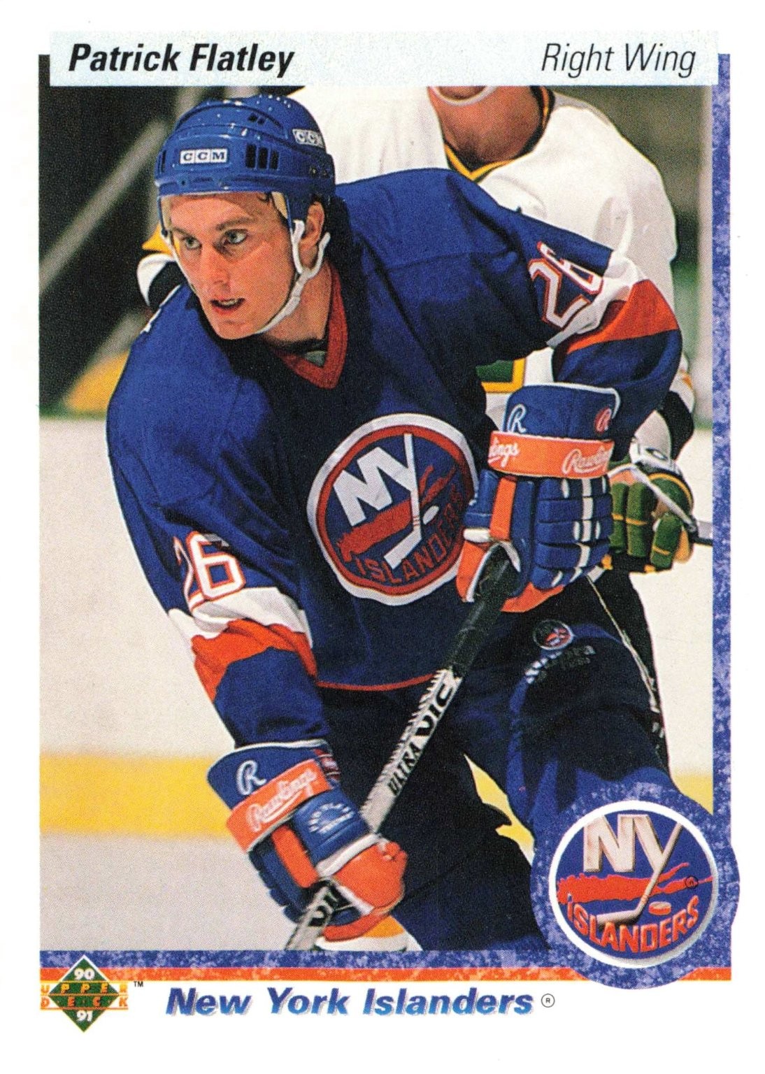 Patrick Flatley New York Islanders 1990 Upper Deck #118