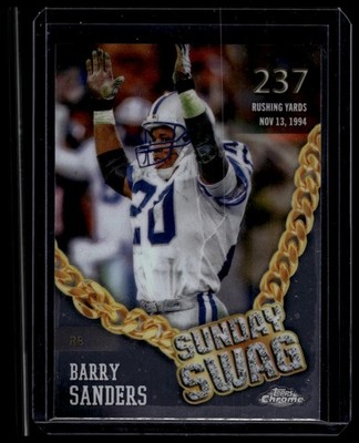 2024 Topps Chrome #SS-15 Barry Sanders Sunday Swag