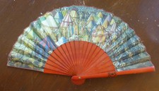 Souvenir Folding Hand Fan From Spain
