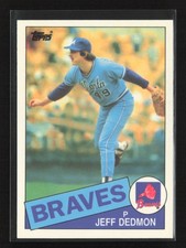 1985 Topps #602 Jeff Dedmon Collector's Edition (Tiffany) Atlanta Braves Rookie