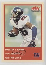 2004 Fleer Tradition David Tyree #308 0q3