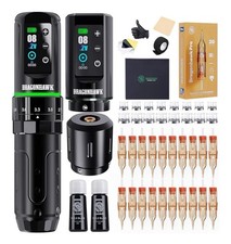 Dragonhawk L3 Tattoo Machine Kit Full Set Wireless Rotary Pen 7 Strokes 2000mAh