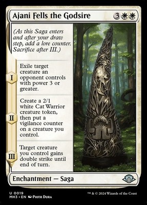 AJANI FELLS THE GODSHIRE Uncommon Modern Horizons 3 NM MTG