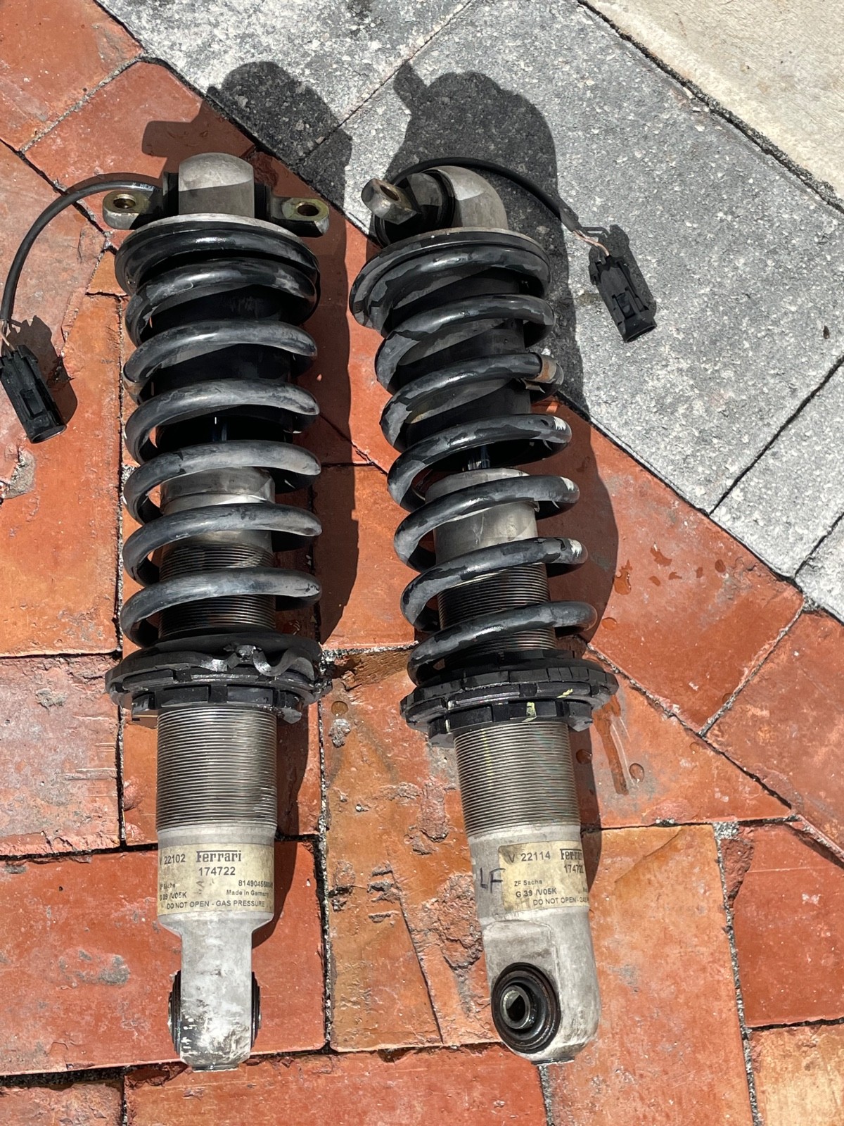Genuine Ferrari 360 Modena full suspension, magnetic shocks and springs