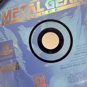 Metal Gear Solid Playstation 1 PS1 Discs & Case Tested Clean Greatest Hits