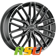 OZ Gran Turismo HLT star graphite diamond lip 8.5x20" ET35 LK5 112 ML 75 Aluf... OZ Gran Turismo HLT star graphite diamond lip 8.5x20" ET35 LK5 112 ML 75 Aluf...