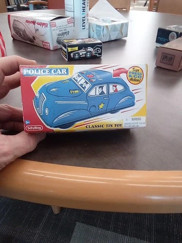 Schylling Classic Tin Car Series Police Car