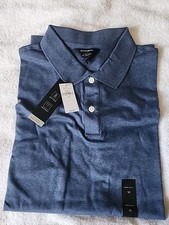 Banana Republic Mens Luxe Touch Performance Polo. Sz. M. Blue Color. Retail 60