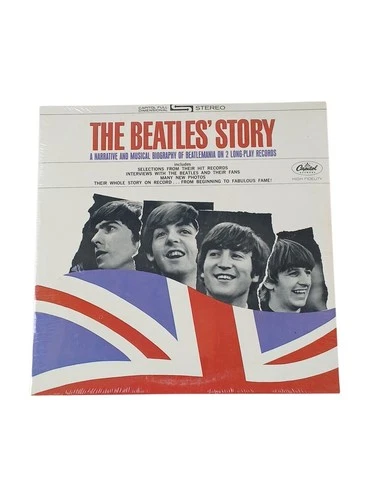 THE BEATLES STORY- DOCUMENTARY CAPITOL STBO 2222 Scranton, 2 LP SEALED NEW