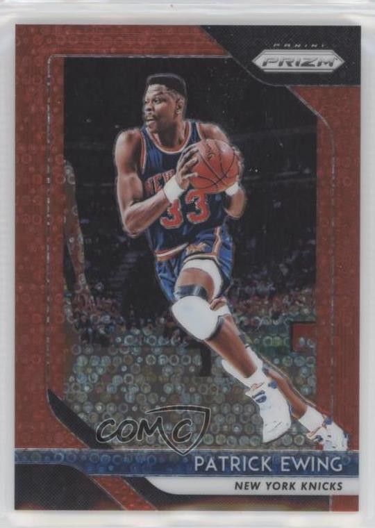2018-19 Panini Prizm Fast Break Red Prizm 80/125 Patrick Ewing #105 HOF 5l1