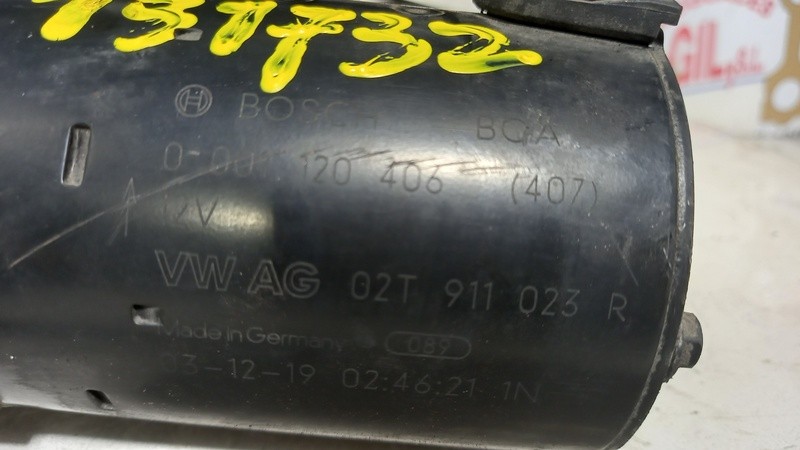 02T911023R motorino di avviamento VOLKSWAGEN GOLF V BERLINA 1K1 gilop1084863