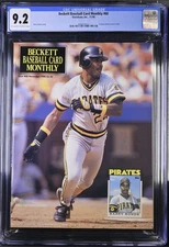 Beckett Baseball Magazine #68 CGC 9.2 BARRY BONDS 1990 Pirates MLB