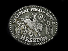 TA17167 NOS NFR  1984 NATIONAL FINALS RODEO  HESSTON COLLECTOR BUCKLE