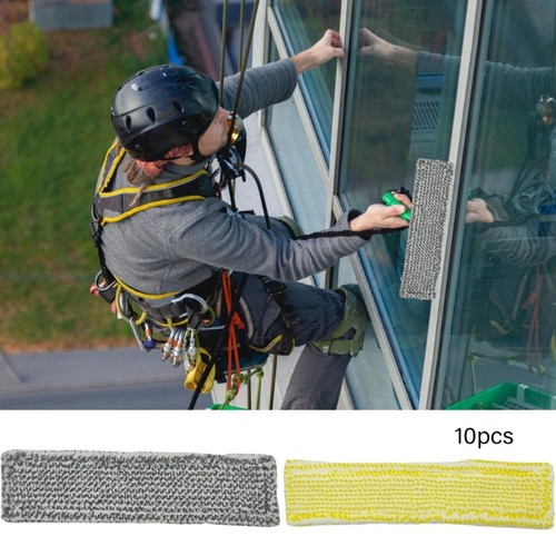 Pack of 10 Replacement Mop Cloths Easy to Install Mop Pad Floor Cleaning Pad - Picture 2 of 8