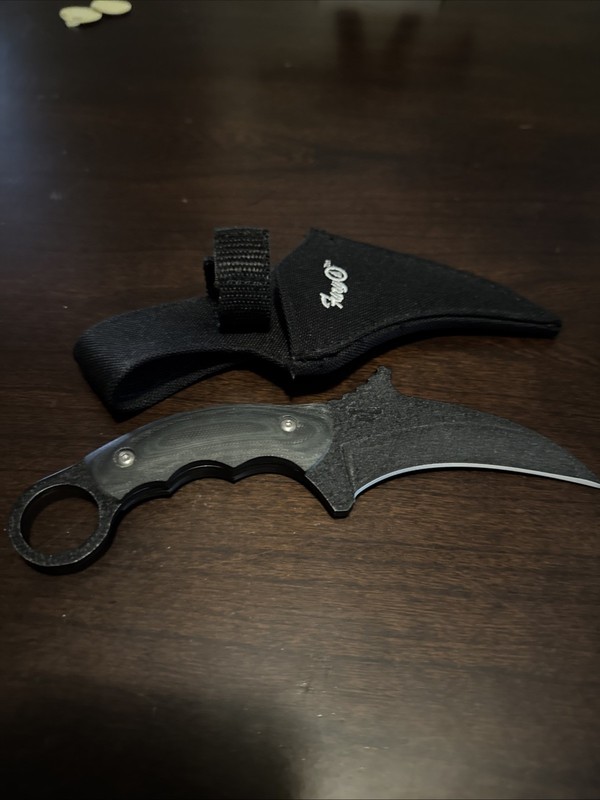 New Fury Karambit Knife With Sheath