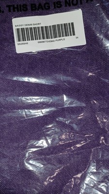 Size 34 - Supreme Baggy Denim Short (Purple) SS25 | eBay