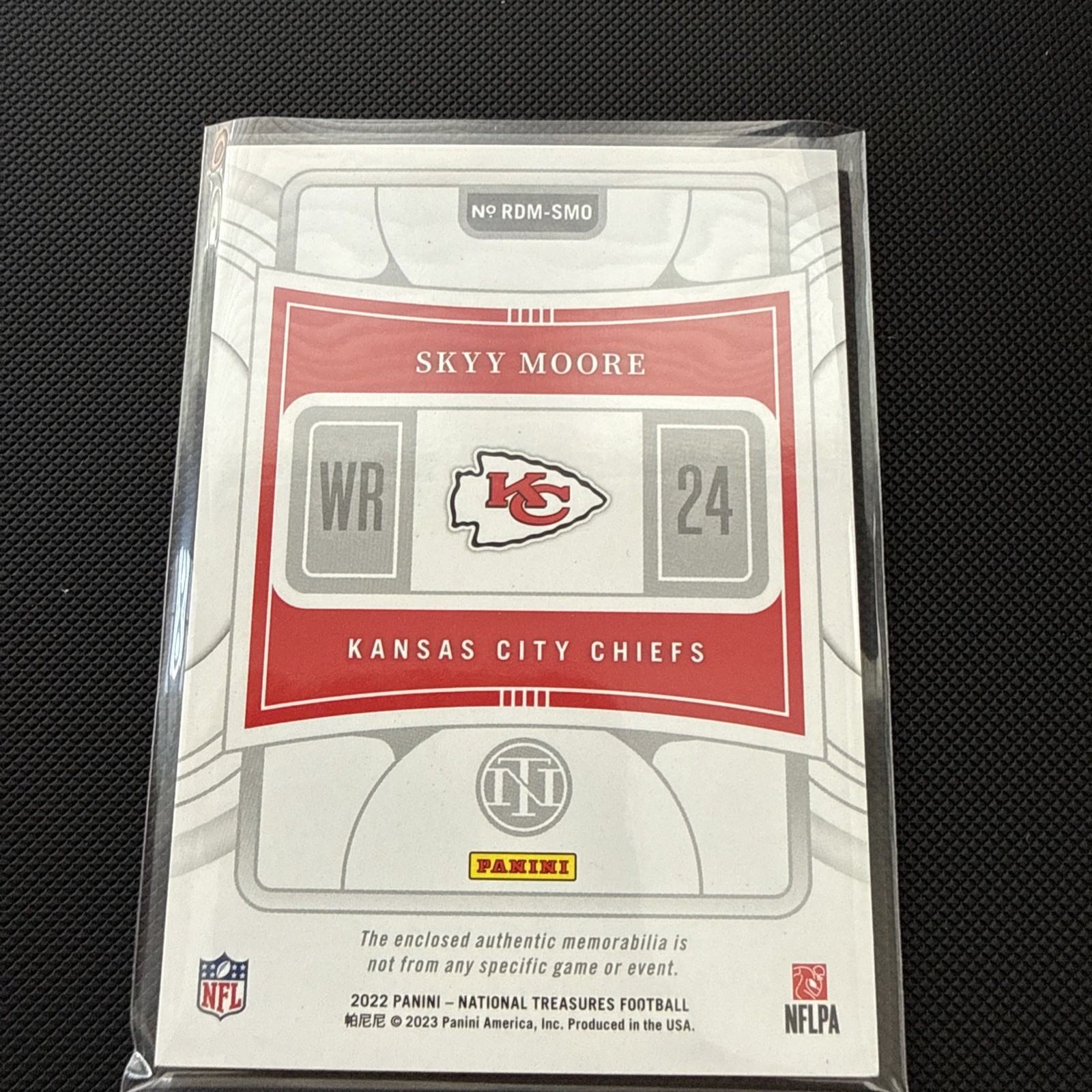 Panini Skyy Moore RC NATIONAL TREASURES Silver /99 RDM-SM0 view 2