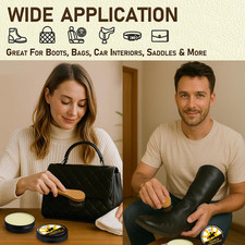 Saddle Soap for Leather   All-Natural 3-In-1 Leather Cleaner  Conditioner Ki...