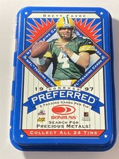 BRETT FAVRE packers 1997 Donruss Preferred Tin #4 - Empty (TN)-2