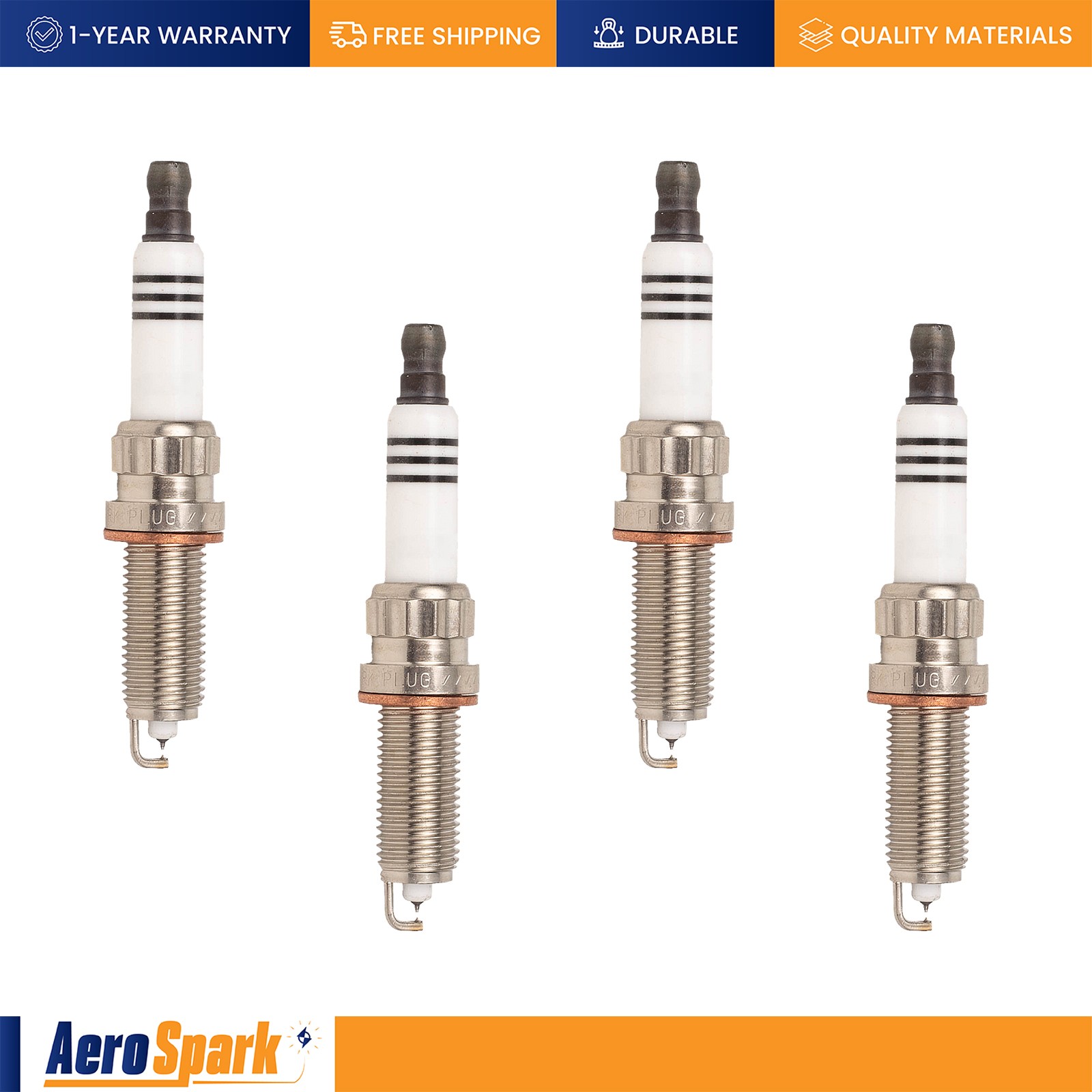 4PCS Iridium  Platinum Spark Plugs for Mercedes-Benz S63 E63 G63 CLS63 ML63 AMG