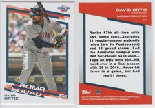2004-2026 Topps Panini Bowman DAVID ORTIZ Boston Red Sox CHOOSE YOUR CARD HOF