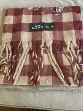 NIP - Starbucks "Best Fall Ever" PROMOTIONAL Red Plaid Scarf