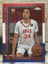 2025-26 Topps Chrome - Noa Essengue #262 Red White & Blue Refractor (RC)