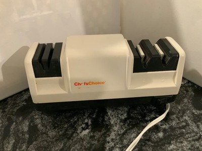 Chef s Choice Knife Sharpener Model 100 White Tested   Diamond Hone Trizor