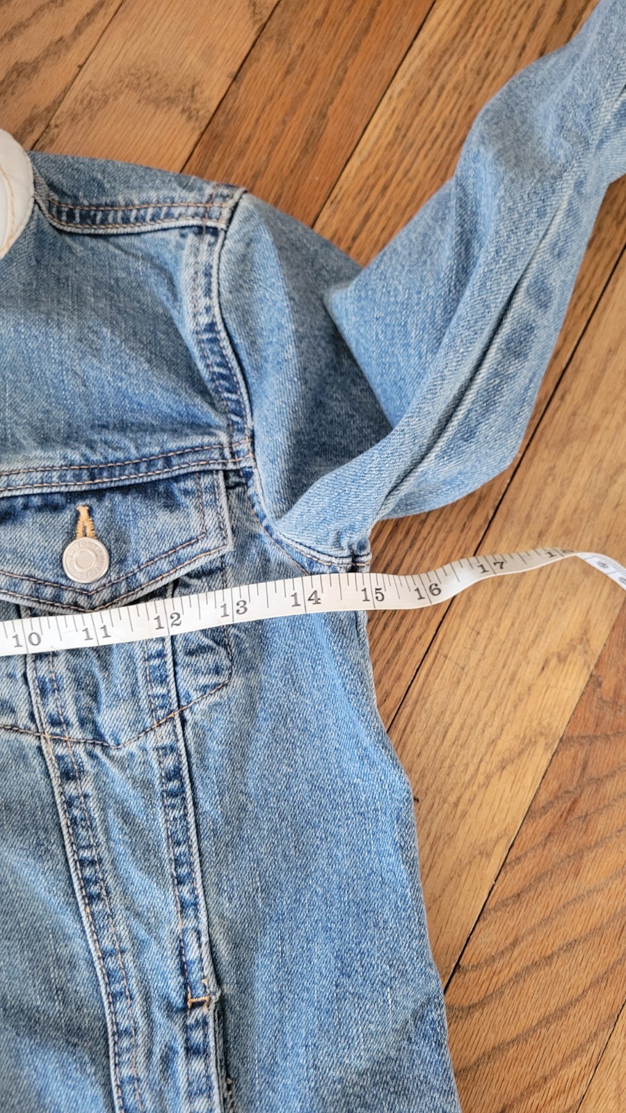 Vintage Tommy Hilfiger Jeans Jacket Womens Xxs Blue Denim Flag Logo 90s thumbnail 8