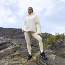 OHS Teddy Fleece Jacket Coat Soft Plush Unisex Warm Outerwear Full Zipper