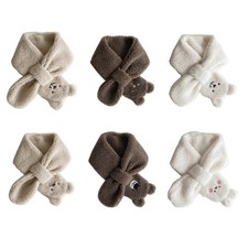 Cute Baby Neck Scarf Gift 2T+ Children s Long Muffler with Adorable Bear Design