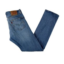 Levis 501 93 Jeans Mens 30x32 Medium Wash Blue Denim Relaxed Straight Button Fly