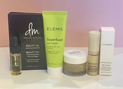 Elemis, MAC, Danessa Myricks 4-Piece HYDRATING Skincare Set SAMPLE-SIZED NWOB