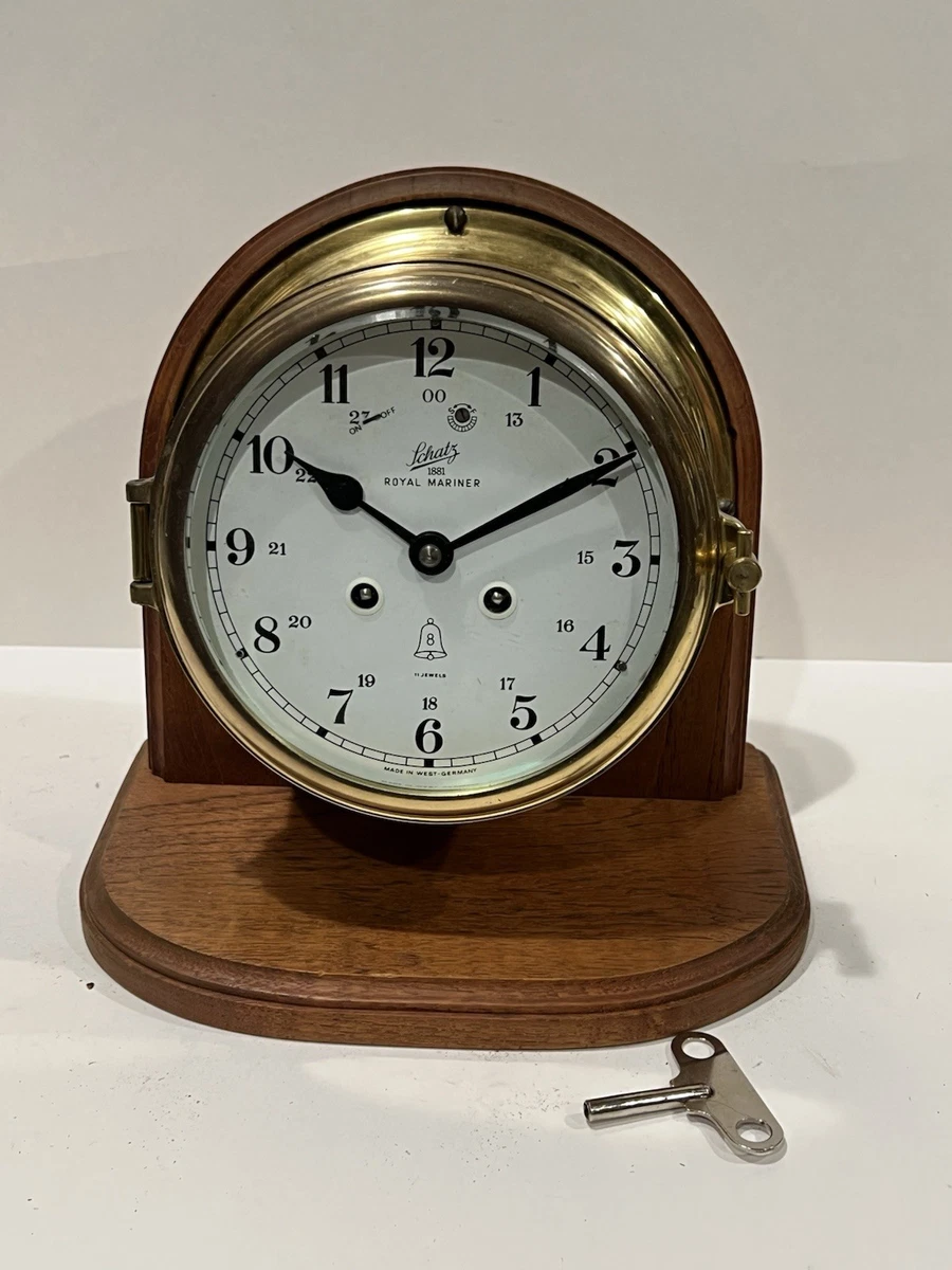 船舶時計ドイツ製ヴィンテージのシャッツロイヤルマリナーと船の鐘 Schatz Antique Maritime Clocks for sale | eBay