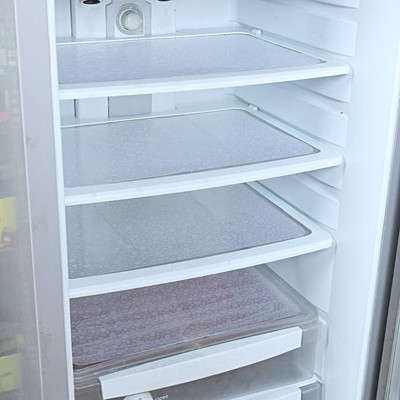 5-Piece Refrigerator Drawer Mats Set, Waterproof, Kitchen Organizer, White
