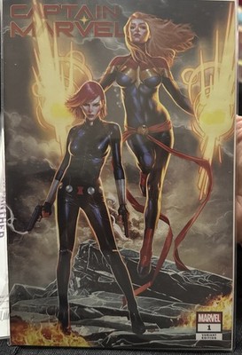 CAPTAIN MARVEL #1 COMIC BOOKS EXCLUSIVE JAY ANACLETO VARIANT (Marvel 2019) VF+
