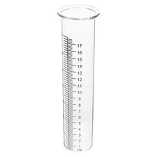 Rain Gauge Test Tube Measure Garden Measuring Outdoor Replacement