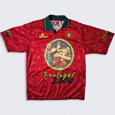 Portugal Vintage Y2K Saillev World Cup Soccer Jersey - Red Color Uniform Shirt
