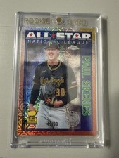 2025 Topps Series 2 Paul Skenes Silver Pack Chrome Green Mojo #d/99 All-Star